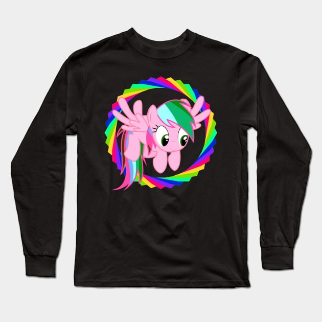 Rainbow Dash Long Sleeve T-Shirt by Rohman1610